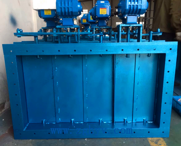 電動方形百葉閥