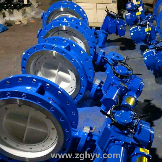 D343H蝸輪傳動法蘭蝶閥