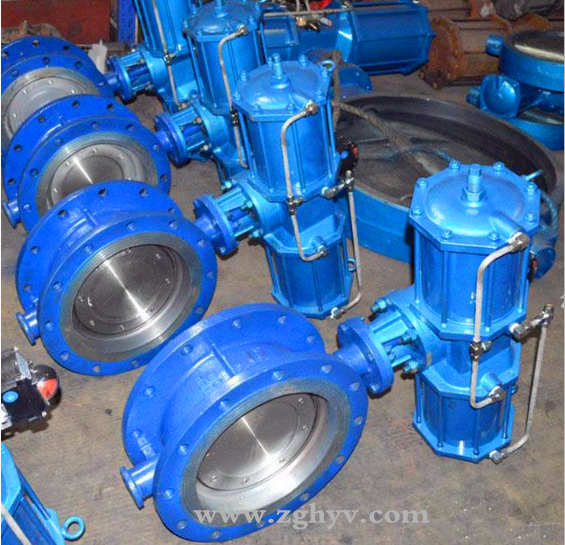 SD643H氣動法蘭式伸縮蝶閥